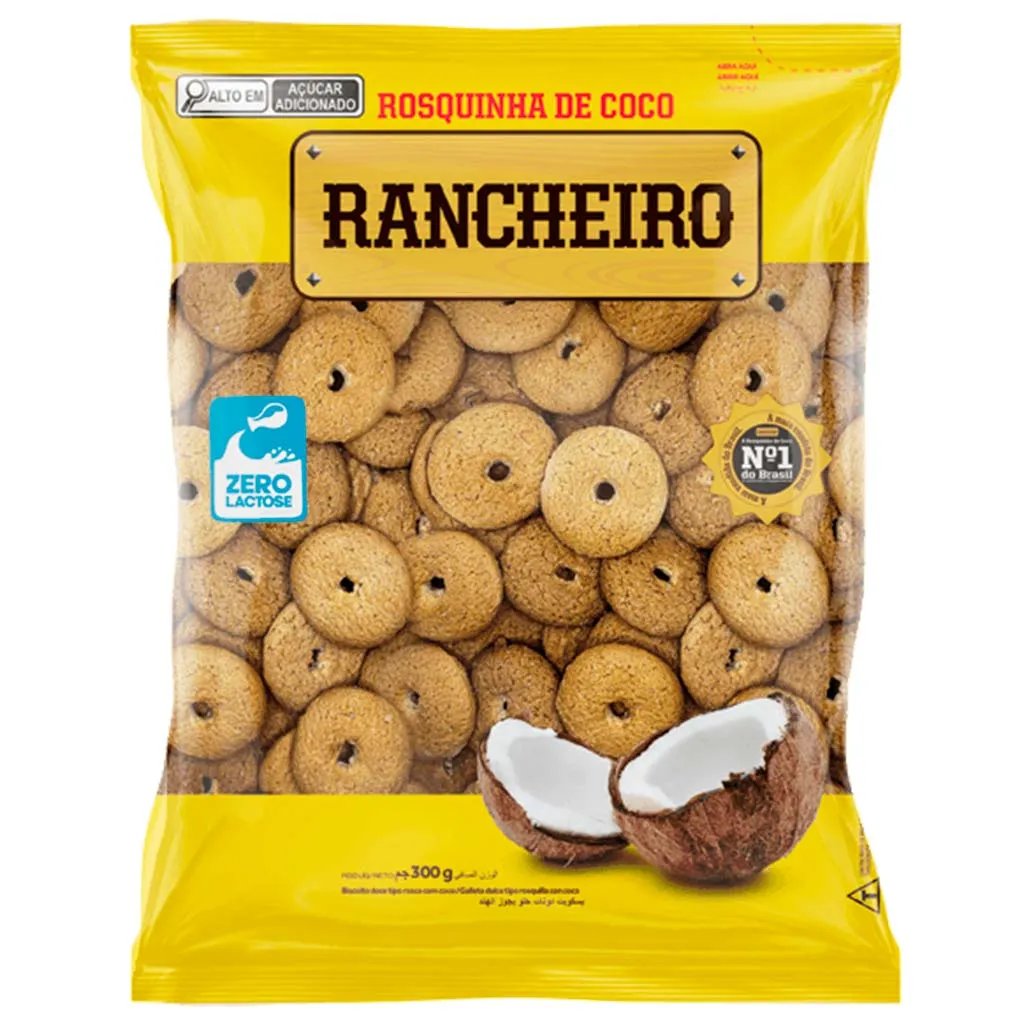 Rosquinha de coco RANCHEIRO 300G