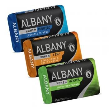 Sabão ALBANY verde 85G