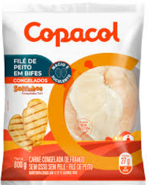 FILE DE PEITO EM BIFES IQF 800G