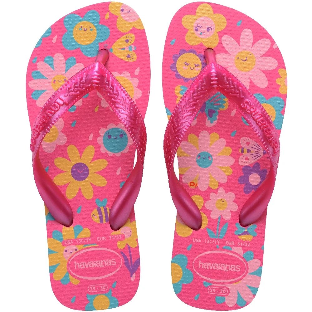 Sandália HAVAIANAS Kids color rosa flux