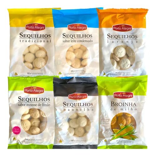 Sequilhos PORTO ALEGRE Laranja 100g