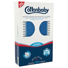 COTONETE COTTONBABY 150UN CARTUCHO 