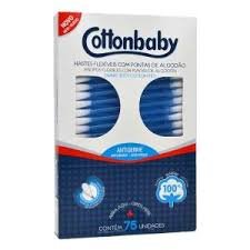 COTONETE COTTONBABY 75UN CARTUCHO 