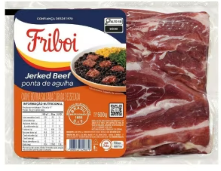 JERKED BEEF PONTA DE AGULHA FRIBOI 500G