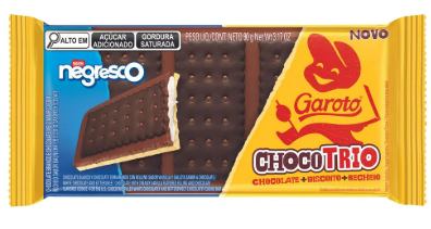 GAROTO Choco Trio Negresco 4(12x90g) BR