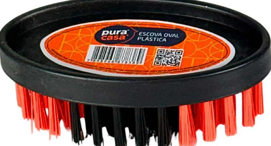 ESCOVA ROUPA PURA CASA OVAL PLAST