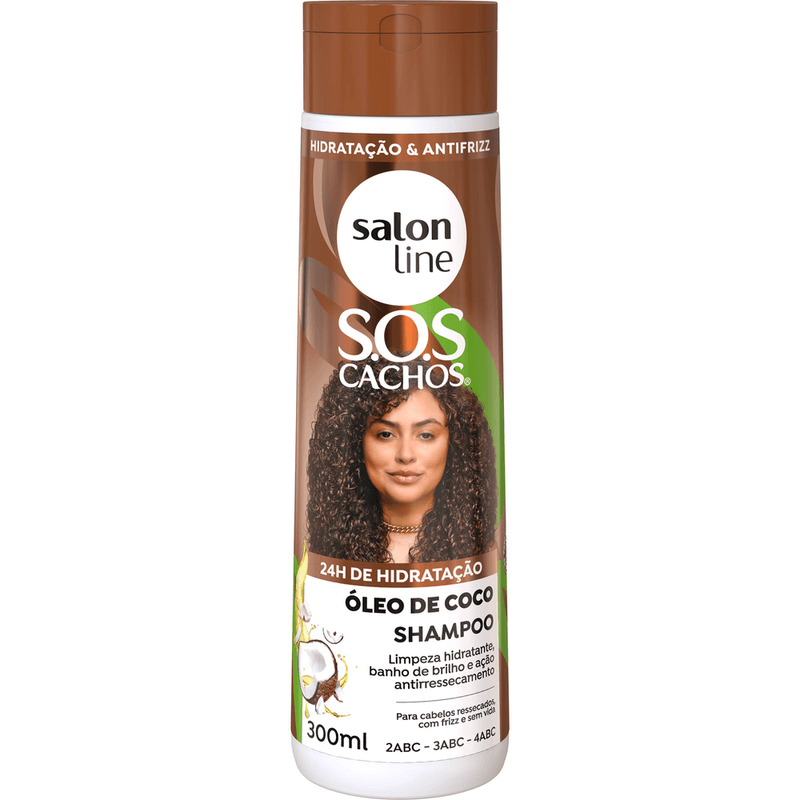 Shampoo SALON LINE SOS Cachos Coco 300ml