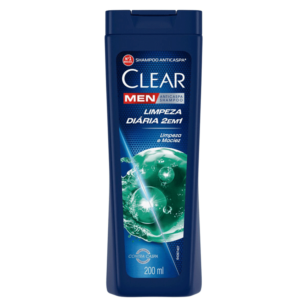 Shampoo CLEAR Limpeza Diária 400ml