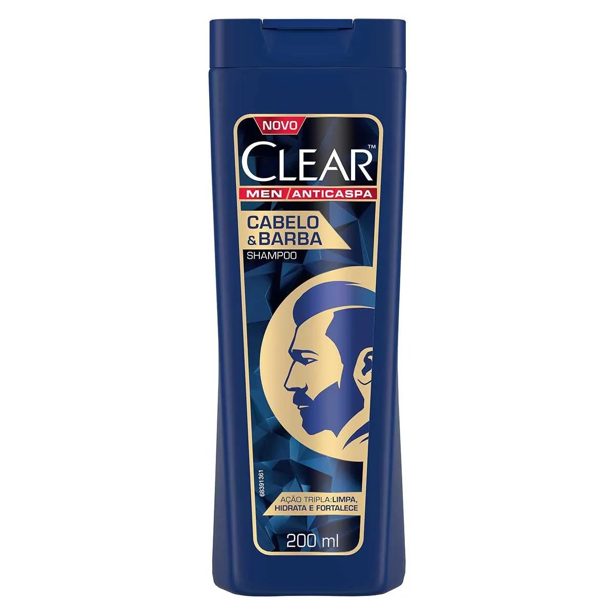 Shampoo CLEAR Cabelo e barba 200ml
