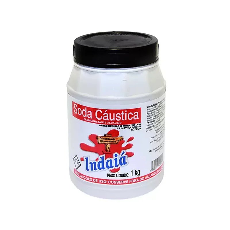 Soda caústica INDAIA 1KG