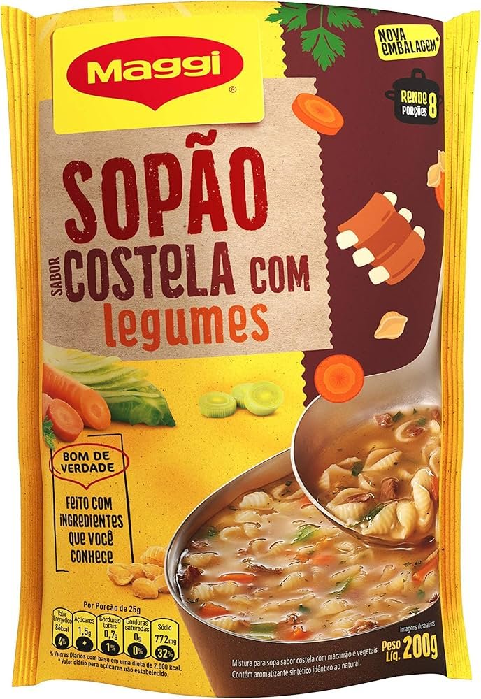 Sopão MAGGI Costela com legumes 220g