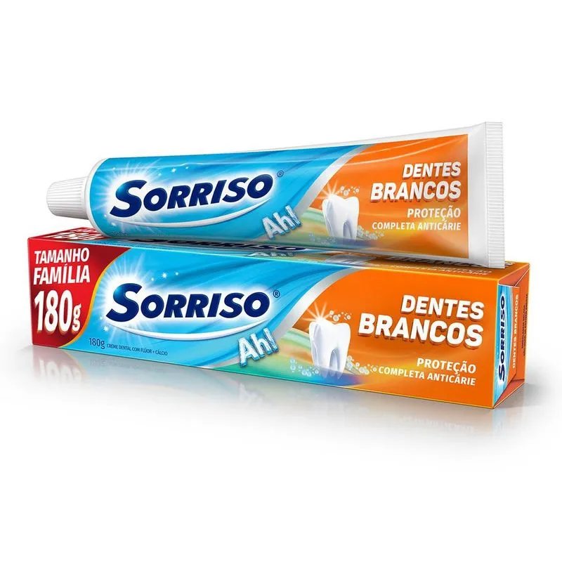 Pasta de dente SORRISO Dentes brancos 180g