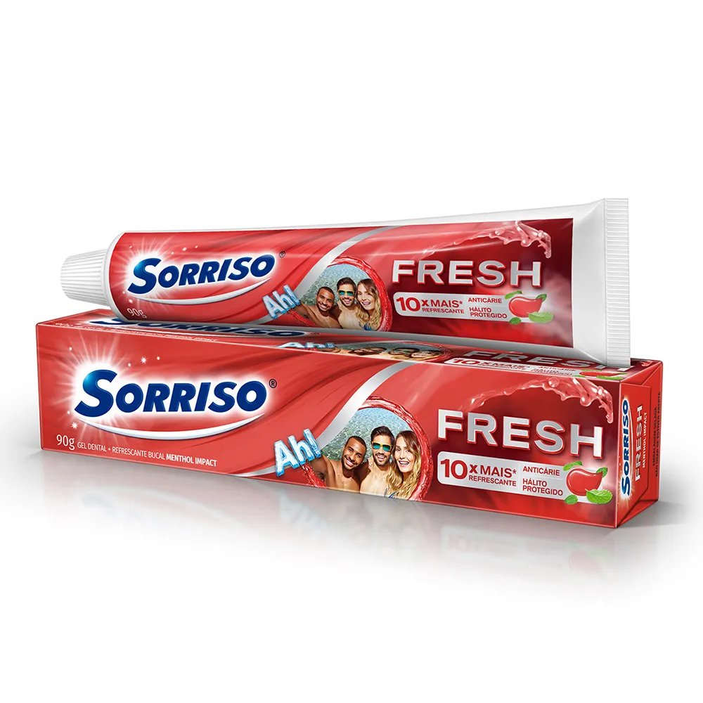 Pasta de dente SORRISO Fresh Menthol Impact 90g