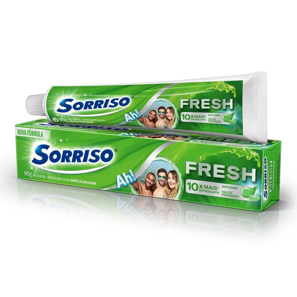 Pasta de dente SORRISO Fresh Hortelã Explosion 90g