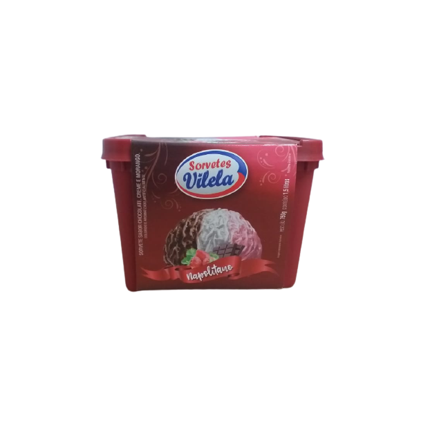 Sorvete VILELA Napolitano 1,5L