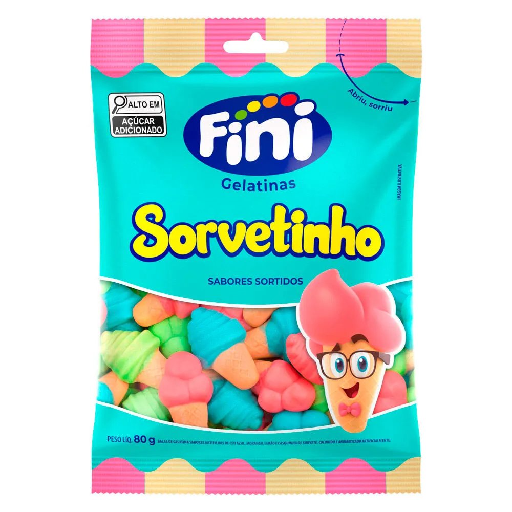 Gelatinas Sorvetinho FINI 90g