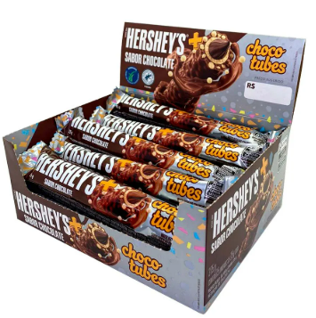 Chocotubes Chocolate Ao Leite 25g c/15 - Hersheys