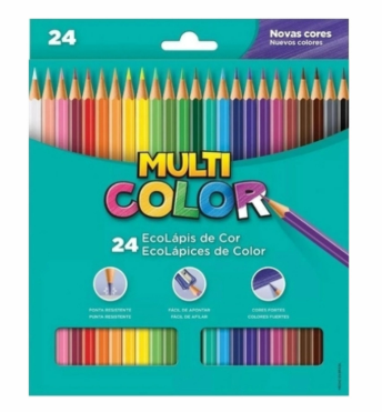 LAPIS COR F.C. ECOLAPIS M COLOR 12C+2LAP 