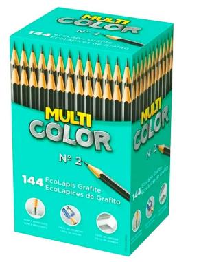 LAPIS GRAF F CAST MULTICOLOR PRETO N 02 CX/0144/UN