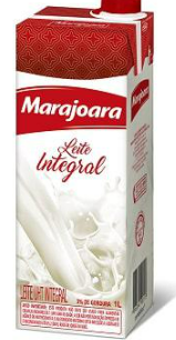 LEITE UHT INTEGRAL MARAJOARA C/TAMPA 1L CX.