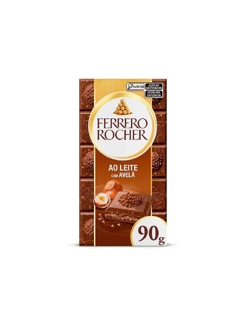 Tablet Ferrero Rocher Ao Leite 90g
