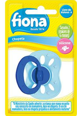 LILLO CHUPETA FIONA ORTO SILICONE EXTRA AIR T2 AZUL 1X1