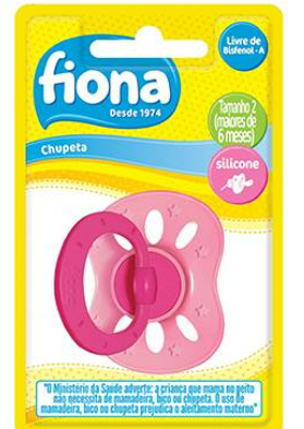 LILLO CHUPETA FIONA ORTO SILICONE EXTRA AIR T2 ROSA 1X1