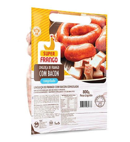 LINGUICA FGO C/BACON CONG 20KG