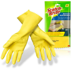 LUVA SCOTCH BRITE MULTI-USO AMARELA P