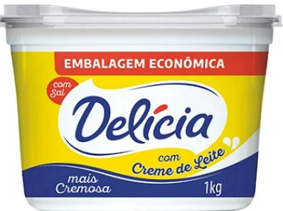 MARGARINA DELICIA 1KG CREM 77% LIP CX/0012/UN