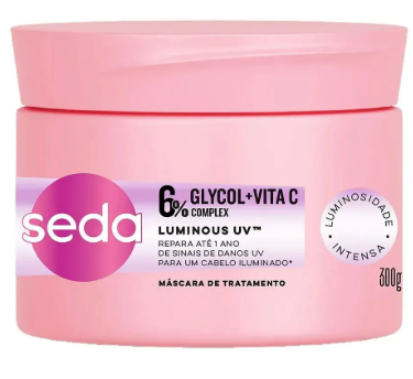 MASCARA CAPILAR SEDA LUMINOUS UV GLYCOL 6% + VITA C 