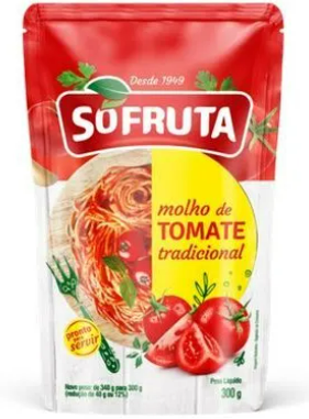 MOLHO DE TOMATE SOFRUTA SACHE 300G