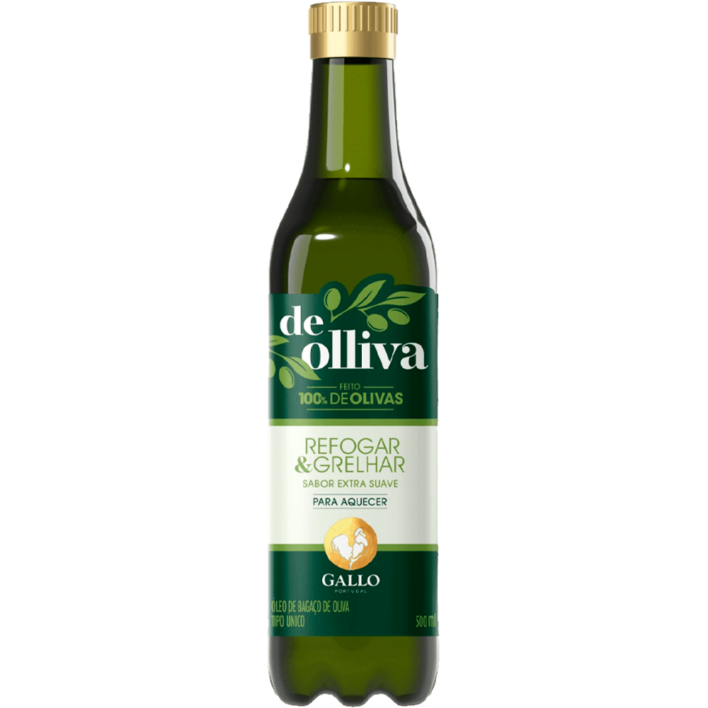 OLEO DEOLLIVA GALLO 100%OLIVA 500ML SUAVE