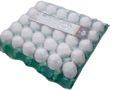 OVOS PVC GRANDE BRANCO FILME KR 12X30