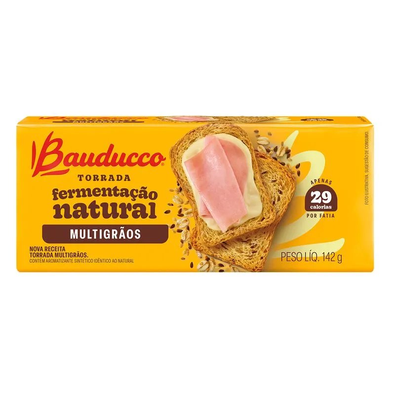 Torrada BAUDUCCO Multigrãos 142g