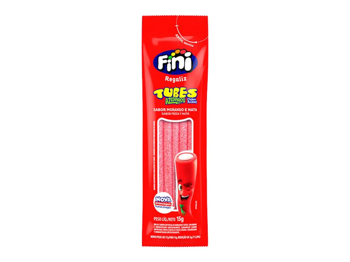 Tubes Morango Cítrico FINI 12g