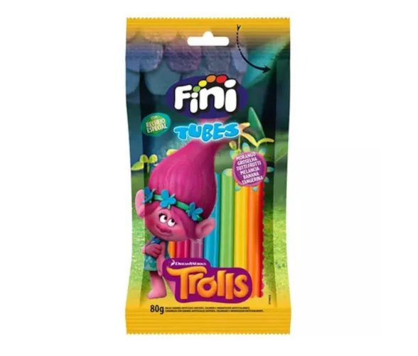 Tubes Trolls Arco-íris FINI 80g