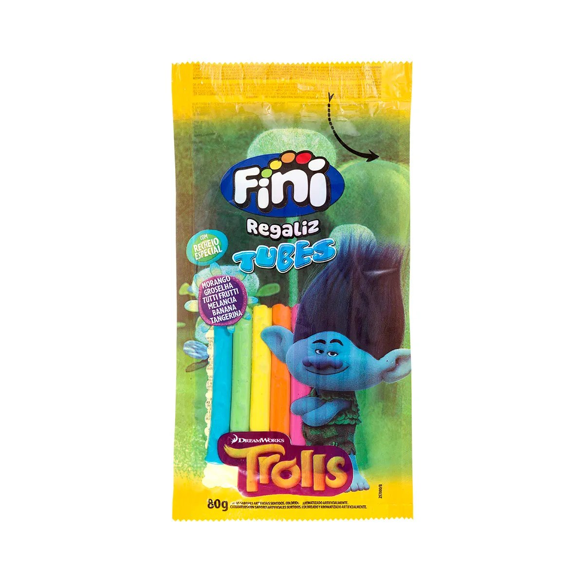 Tubes Trolls Arco-íris FINI 80g