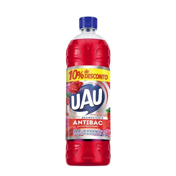 Desinfetante UAU Flores e Frutas Vermelhas 1L