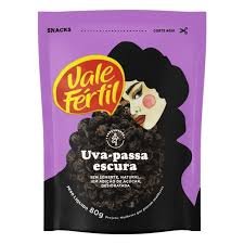 Uva passas escura VALE FÉRTIL 80g