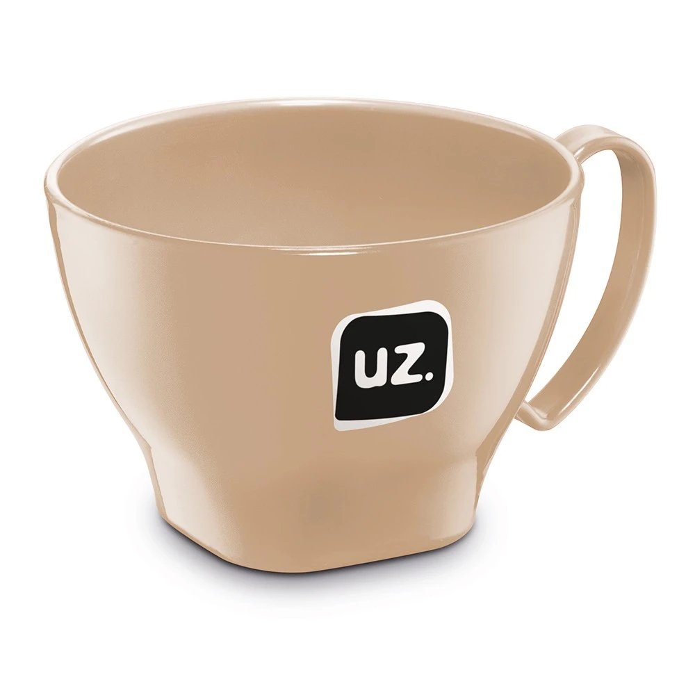 Cumbuca com alça 500ml UZ cor cappucino