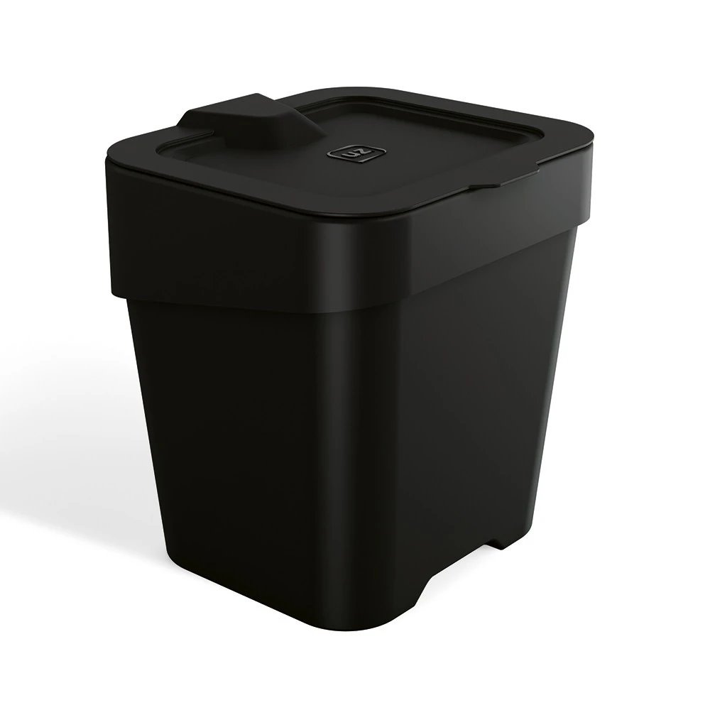 Lixeira de pia Slim 2,5L UZ cor preto