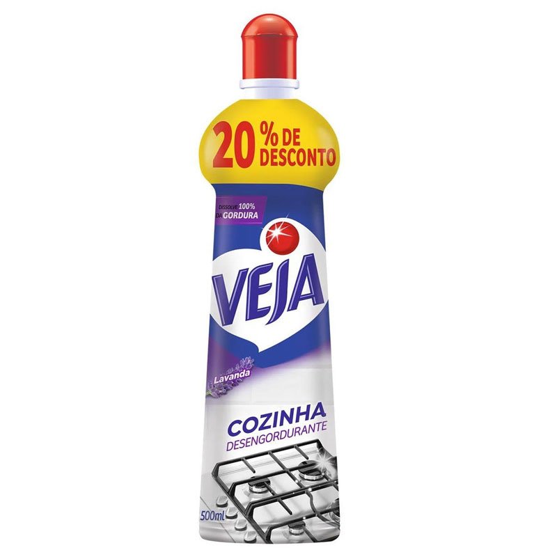 Limpador desengordurante VEJA Lavanda 500ml