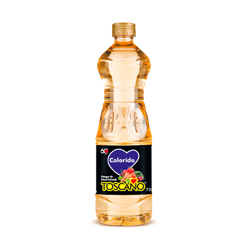 Vinagre de álcool colorido TOSCANO 750ml