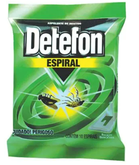 Repelente Inseticida Espiral Detefon com 10 espirais