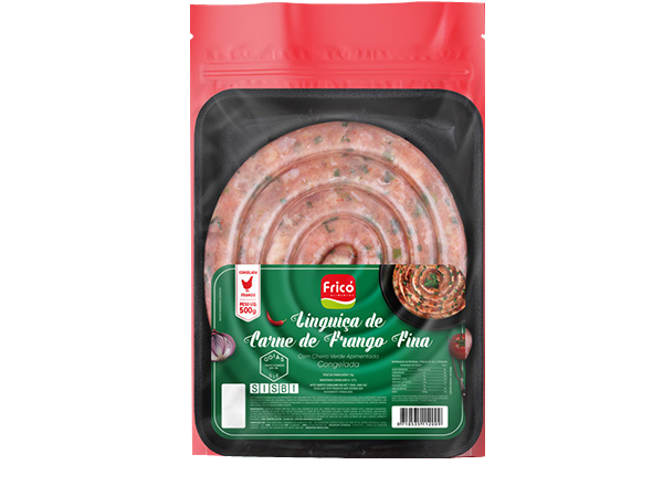 LINGUICA DE CARNE DE FRANGO COM PIMENTA 500 G