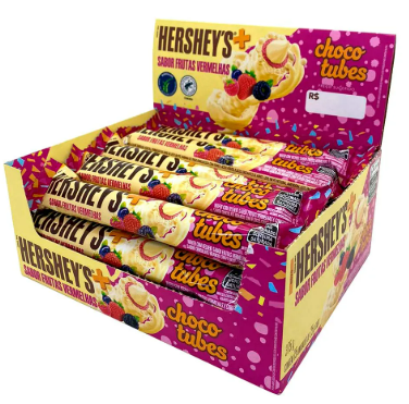 HER.CHOCOTUBES FRUTAS VERMELHAS DP15X25G