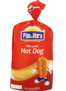 PAO PARA HOT DOG PAIXAO 600G